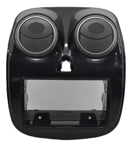 Moldura Central Painel 2 Din C/difusor Fiat Palio 2013 2014 Black Piano