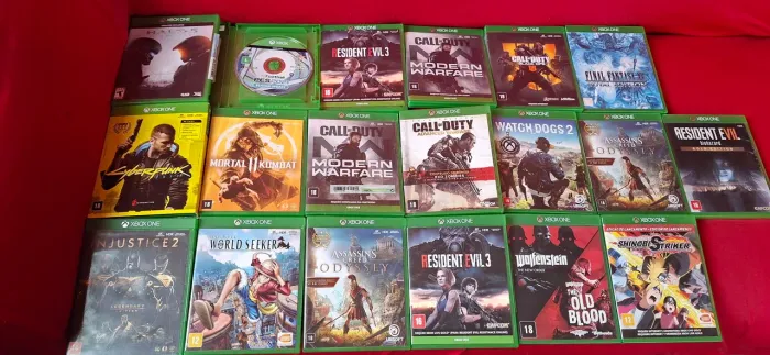 Jogos de Xbox one aceito cartão 