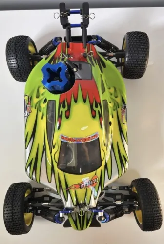 Automodelo CARRO HIMOTO 1/10 SYCLONE PRO BUGGY .18 NITRO