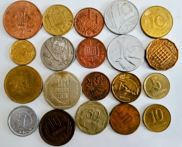 Moedas estrangeiras - Lote 3
