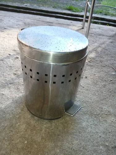 LIXEIRA CROMADA