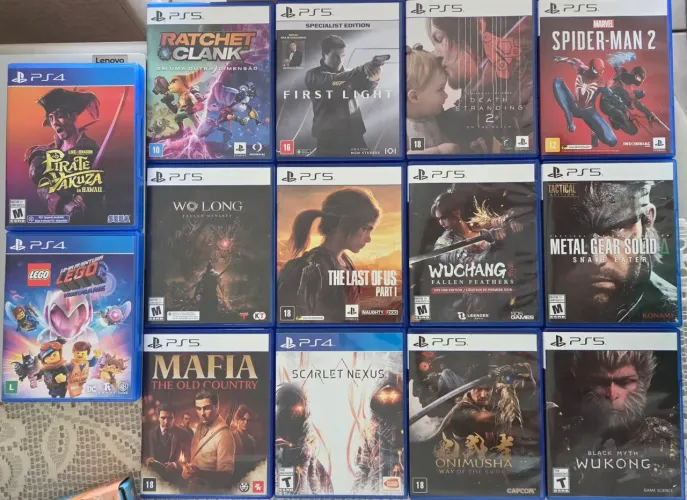 Jogos ps4 e ps5