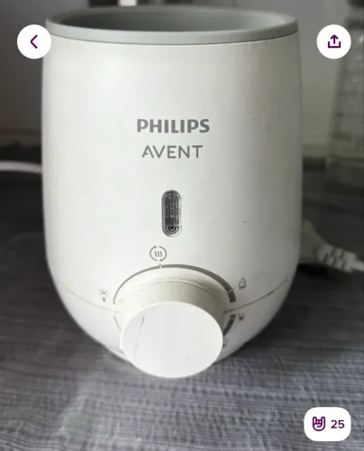 Aquecedor de mamadeira Philips 