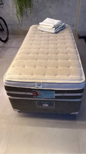 Cama box solteiro molas ensacadas