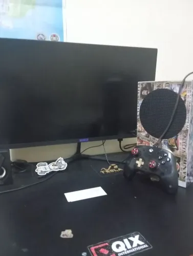 Xbox series s com monitor e controle anti drift