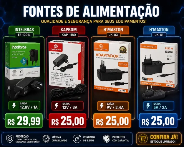Fontes de alimentação