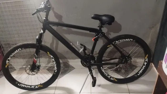 Bicicleta aro 26,quadro da galo de alumínio aro vmax e freio a disco