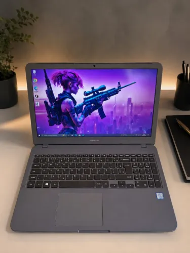 Notebook Samsung i3-7ª Geração SSD Full HD Bateria Boa
