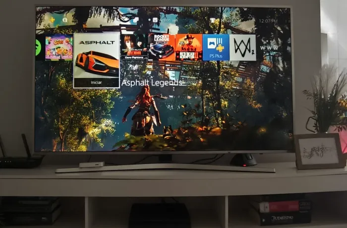 PS4 Slim 1TB + Controle Original + Caixa + Jogos - Excelente Estado