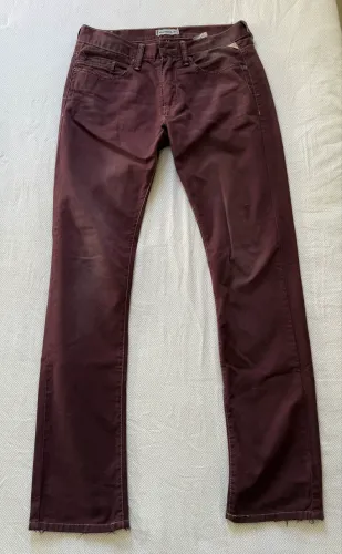 calça Khelf Masculina sarja vinho tamanho 42 oportunidade