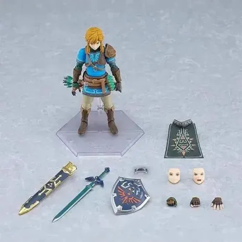Boneco Link Figma 626 Zelda Tears Of The Kingdom Action Figure