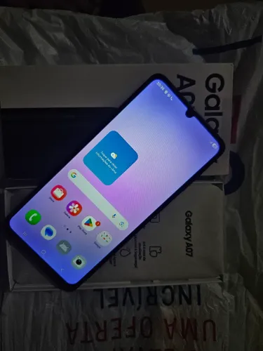 Sansung Galaxy A07 128Gb NOVO NUNCA USADO ABERTO PQ RETIREI NA LOJA ELES ABREM NA ESTREGA