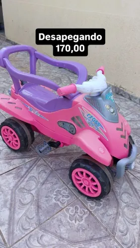 Quadriciclo infantil rosa