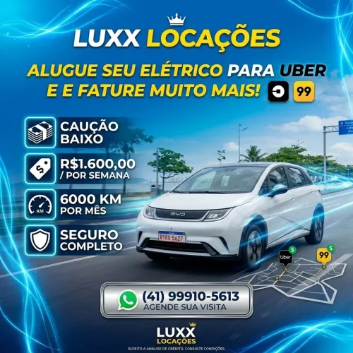 Alugo BYD DOLPHIN PARA UBER