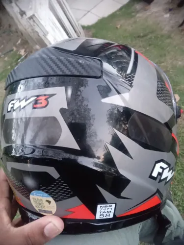 Capacete fw3 vender logo 250