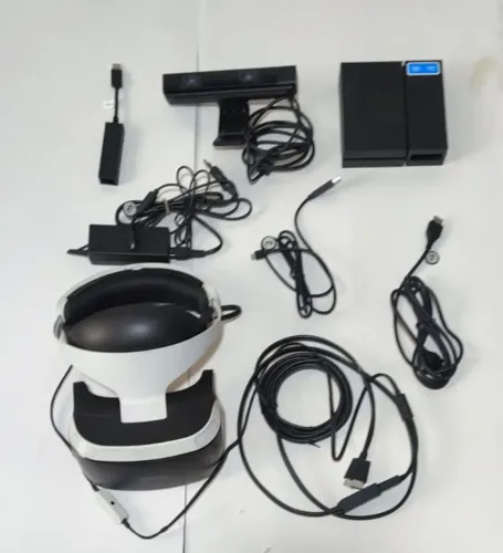 PSVR completo com câmera e adaptador para PS5
