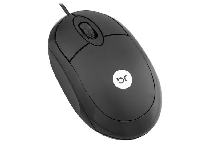 20x unidade Mouse Standard Preto, Conexão USB (NOVO)