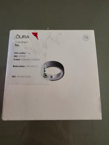 Oura Ring 4 tamanho 13 - stealth