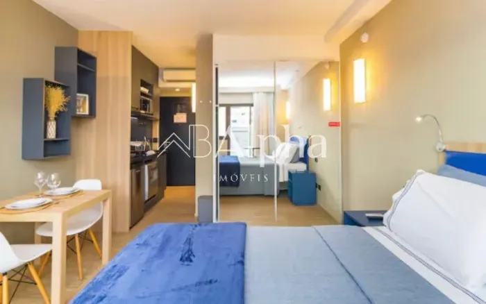 Apartamento mobiliado à venda no Alpha Stay em Alphaville - Barueri
