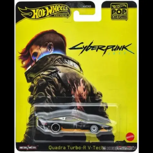Turbo-R V-Tech - Cyberpunk 2077 - Cultura Pop - 1/64 - Hot Wheels Premium Novo LACRADO