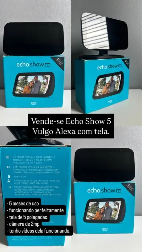 Vende-se Echo Show 5 (Alexa com tela)
