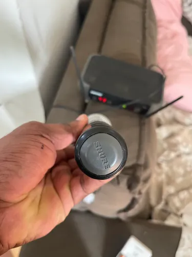 Microfone shure sm 58 sem fio