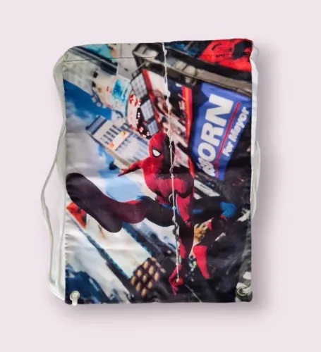 Mochila Sacolinha Homem Aranha