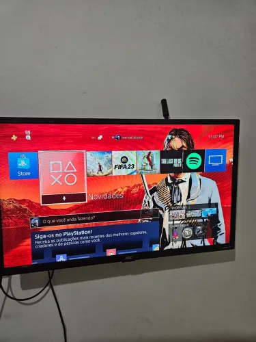 Ps4 fat com vários jogos excelente estado!