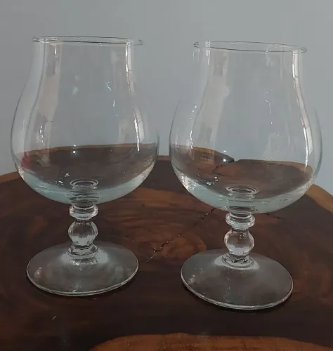 Par de taças de cristal alemão para conhaque da marca Zwiesel Glas
