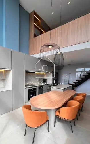 Apartamento Duplex Mobiliado para alugar com 1 Quarto no Nova Campinas, Campinas-SP