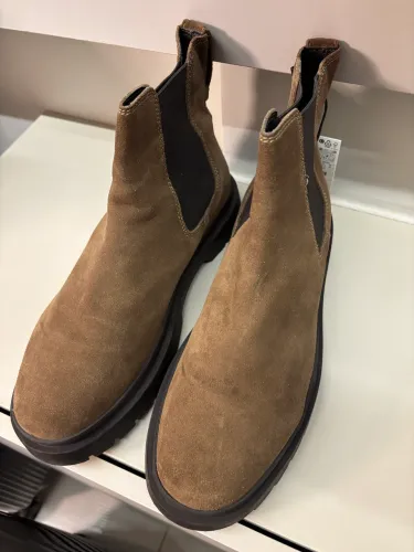 Bota Zara 100% Couro Camurça Legítimo 40/41