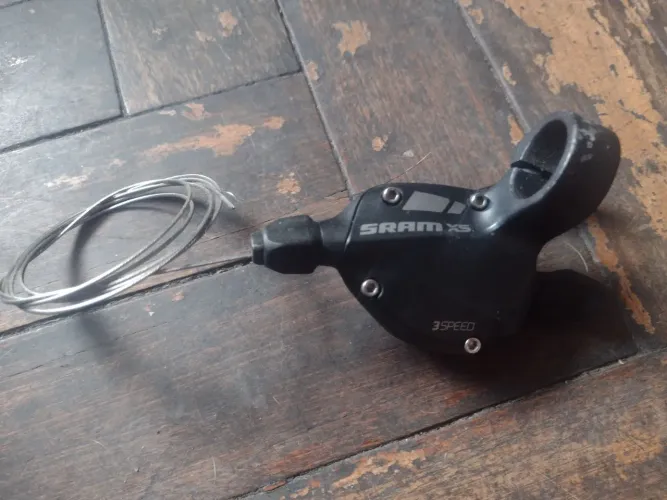 VENDO Alavanca de câmbio SRAM X5 de 10 velocidades - dianteira de 3 velocidades - preta