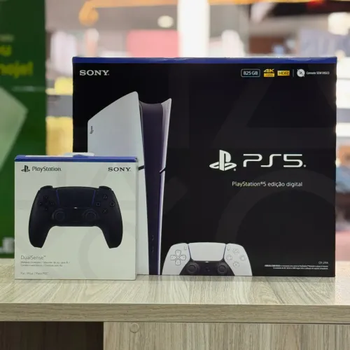 LOJA FÍSICA. PS5 DIGITAL SEM JOGO COM 2 CONTROLES LACRADO | RETIRE AINDA HOJE