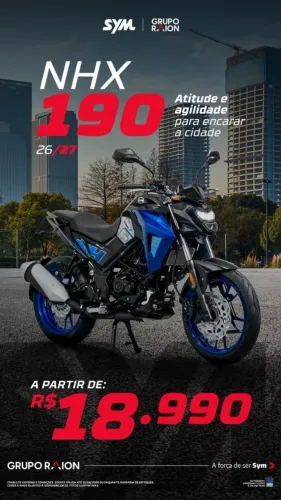 NhX190 2027 0km = 18,990 = Financio na hora 2 1 9 8 7 6 7 6 1 5 5