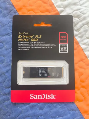 SSD 500GB SanDisk Extreme M.2 NVMe Gen 4 | Lacrado + NF
