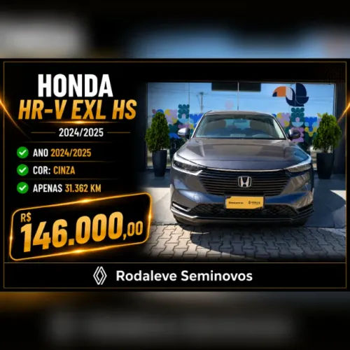 Honda HR-V EXL 1.5 Sensing 16V 5P Aut. 2025