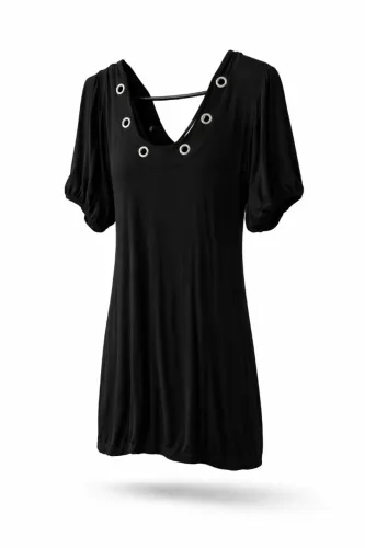 Vestido Preto Balloonê.