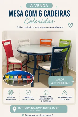 Mesa 6 lugares