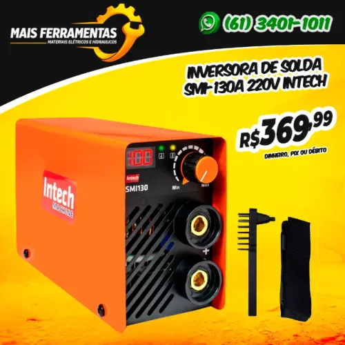 Inversora de Solda SMI-130A 220v Intech