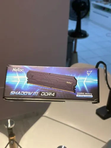 Memória RAM 16GB Netac Shadow 3 DDR4 C16 NOVO LACRADO!!!