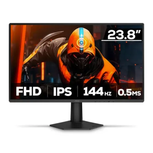 Monitor Gamer AOC Agon G50, 24 Pol, IPS, FHD, 0.5ms, 144Hz, G-Sync, HDMI/DP, 12x 56,98
