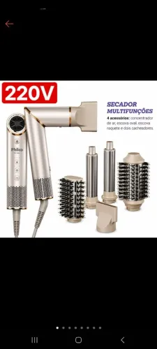 Secador de cabelos Philco PSC3500 5X1