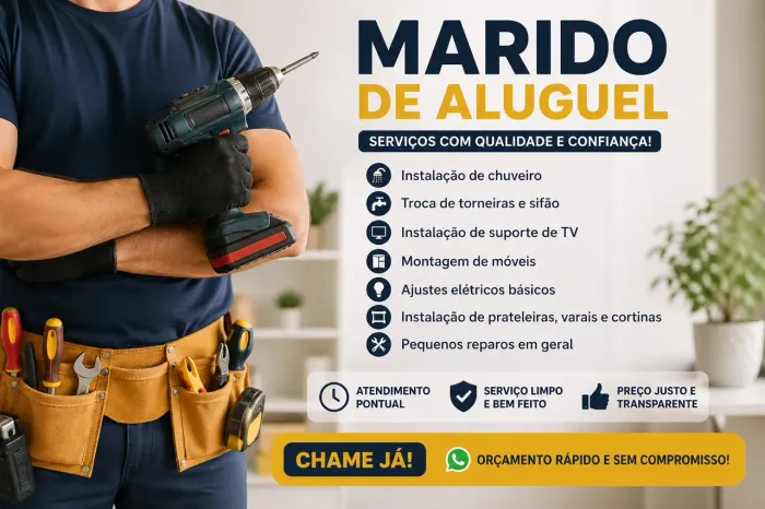 Marido de Aluguel em SBC/ABC | Reparos e Instalações Rápidas