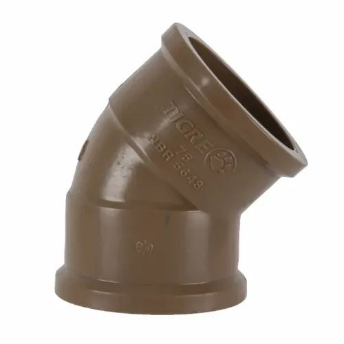 Joelho 45° PVC Marrom 2.1/2" 75mm Tigre