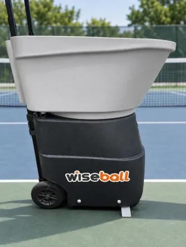 Lançadora de bolas de tênis Wiseball Tênis Pro 18Ah + controle remoto