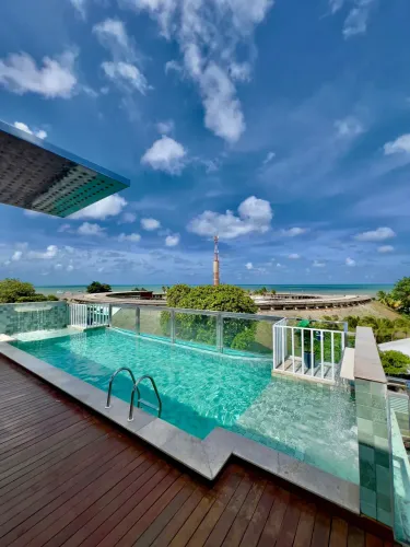 Flat na Beira-mar da Praia de Tambaú - Porteira Fechada - Oportunidade