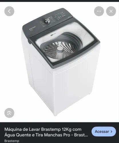 Máquina de lavar roupas Brastemp 