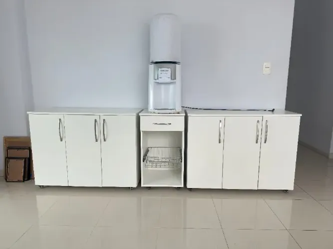 2 Armários de Cozinha + Fruteira com Gaveta