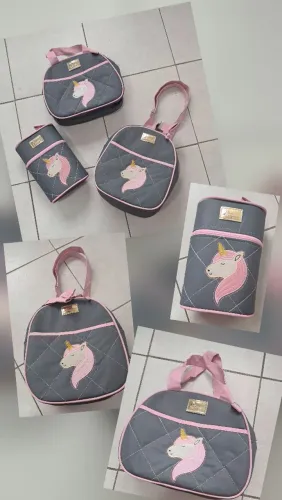 Kit bolsa bebê impermeável e térmica