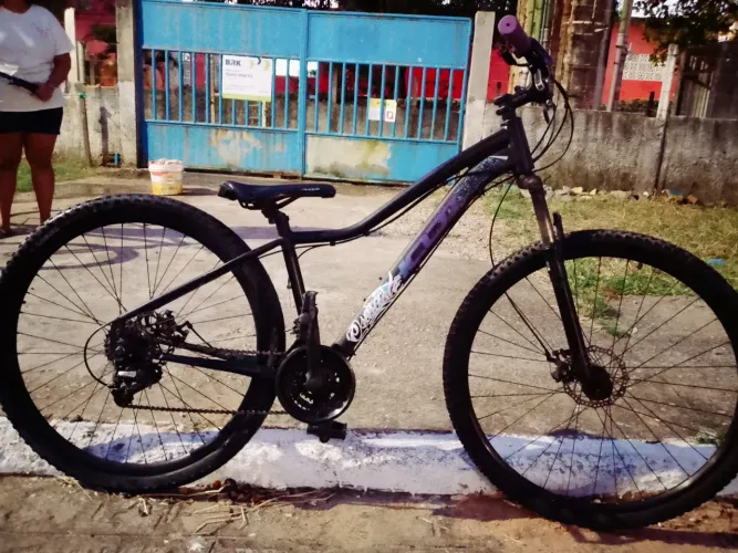 Bicicleta aro 29, freio a disco